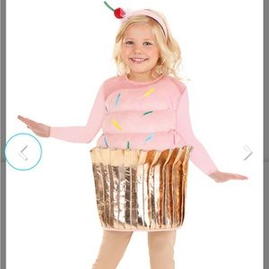 Girls 4T Pink Cupcake Costume